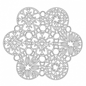 That's Crafty! 6ins x 6ins Mask - Snowflakes