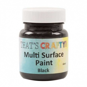 That's Crafty! Multi Surface Paint - Black