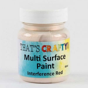 That's Crafty! Multi Surface Paint - Interference Red