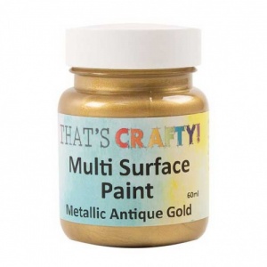 That's Crafty! Multi Surface Paint - Metallic Antique Gold