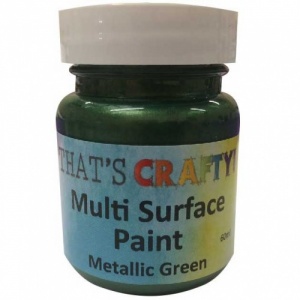 That's Crafty! Multi Surface Paint - Metallic Green