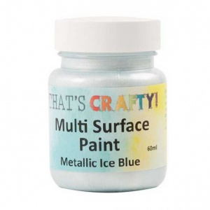 That's Crafty! Multi Surface Paint - Metallic Ice Blue