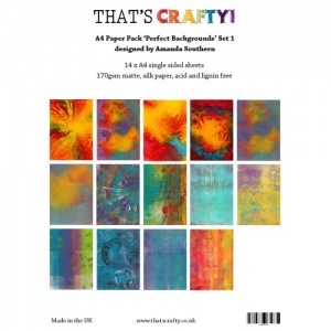 That's Crafty! A4 Paper Pack - Perfect Backgrounds Set 1