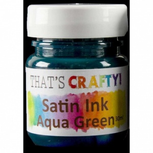 That's Crafty! Satin Ink - Aqua Green