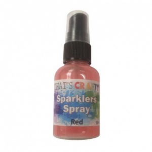 That's Crafty! Sparklers Spray - Red