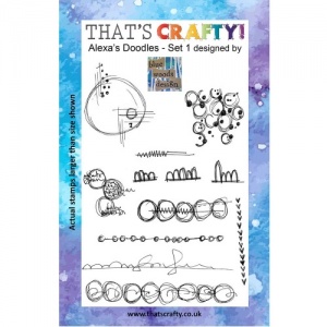 That's Crafty! Clear Stamp Set - Alexa's Doodles - Set 1