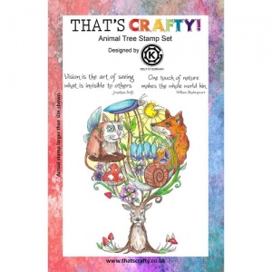 That's Crafty! A5 Clear Stamp Set - Animal Tree