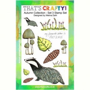 That's Crafty! Clear Stamp Set - Autumn Collection - Set 3