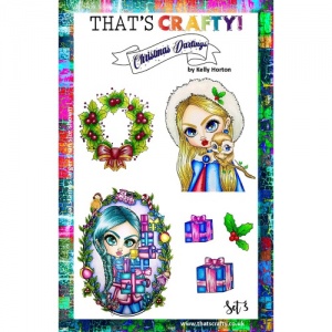 That's Crafty! Clear Stamp Set - Christmas Darlings Set 3