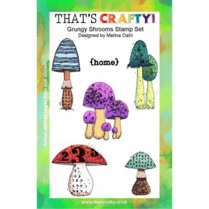 That's Crafty! Clear Stamp Set - Grungy Shrooms