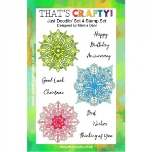 That's Crafty! Clear Stamp Set - Just Doodlin' - Set 4