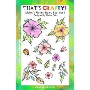 That's Crafty! Clear Stamp Set - Melina's Florals Set 1