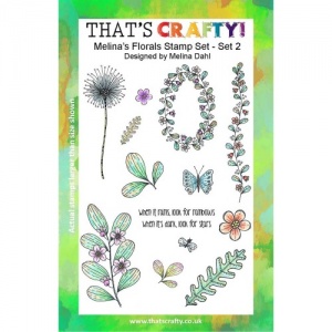 That's Crafty! Clear Stamp Set - Melina's Florals Set 2