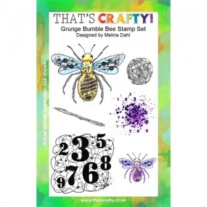 That's Crafty! Clear Stamp Set - Grunge Bumble Bee
