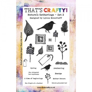 That's Crafty! Clear Stamp Set - Nature's Gatherings Set 2 - A5