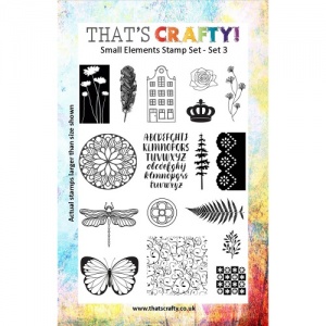 That's Crafty! Clear Stamp Set - Small Elements - Set 3
