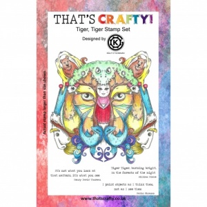 That's Crafty! A5 Clear Stamp Set - Tiger, Tiger