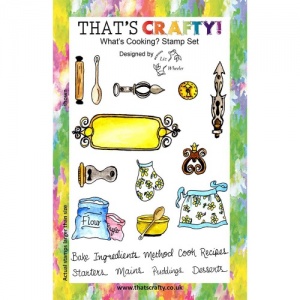 That's Crafty! Clear Stamp Set - What's Cooking?