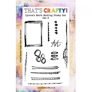 That's Crafty! Clear Stamp Set - Lynne's Mark Making Stamps - Set 2