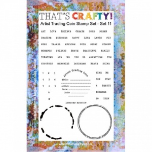 That's Crafty! Clear Stamp Set - ATCoins Stamp Set - Set 11