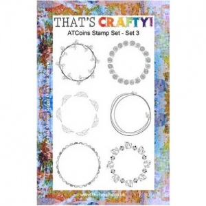 That's Crafty! Clear Stamp Set - ATCoins Stamp Set - Set 3