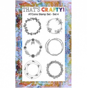 That's Crafty! Clear Stamp Set - ATCoins Stamp Set - Set 4