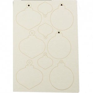 That's Crafty! Surfaces Craftyboard - Baubles Set 1