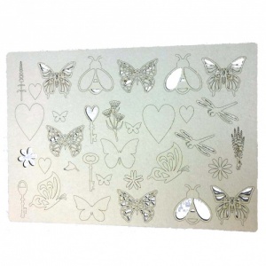 That's Crafty! Surfaces Craftyboard - Bees and Butterflies