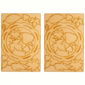 That's Crafty! Surfaces MDF Autumn Wreaths - Pack of 2