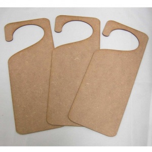 That's Crafty! Surfaces MDF Door Hangers - Style 2 - Pack of 3