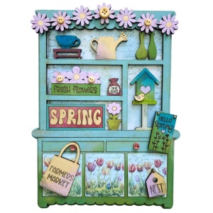 That's Crafty! Surfaces MDF Dresser with Easel - Spring | Thats Crafty