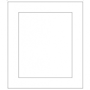 That's Crafty! Surfaces Skinny Art Shrine - Rectangle