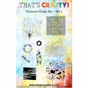 That's Crafty! Clear Stamp Set - Textures Collection - Set 1