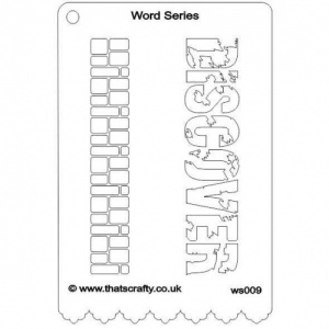 That's Crafty! Word Series Stencil - Discover - WS009