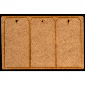 That's Crafty! Surfaces MDF Shapes Tags - Pack of 6 - #8