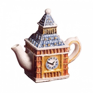 The Dolls House Emporium Big Ben Scultured Teapot - 4696