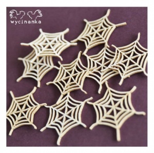 Wycinanka Chipboard - Spiders Web