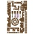 Prima Decorative Chipboard - All The Parts