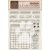 Stamperia Acrylic Stamp Set - Create Happiness Christmas Plus - Christmas Calendar Monthly - WTK178