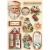 Stamperia Coloured Wooden Shapes - Classic Christmas - KLSP108