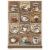 Stamperia A4 Rice Paper - Coffee and Chocolate - Tags with Cups - DFSA4822