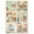 Stamperia A4 Rice Paper - Garden - 6 Cards - DFSA4870