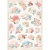 Stamperia A4 Rice Paper - Oh La La - Flowers - DFSA4760