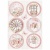 Stamperia A4 Rice Paper - Roseland - Rounds - DFSA4782