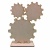 That's Crafty! Surfaces MDF Uprights - Cogs - Pack of 3