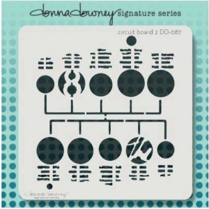 iStencil Donna Downey Stencil - Circuit Board 2 - DD-087