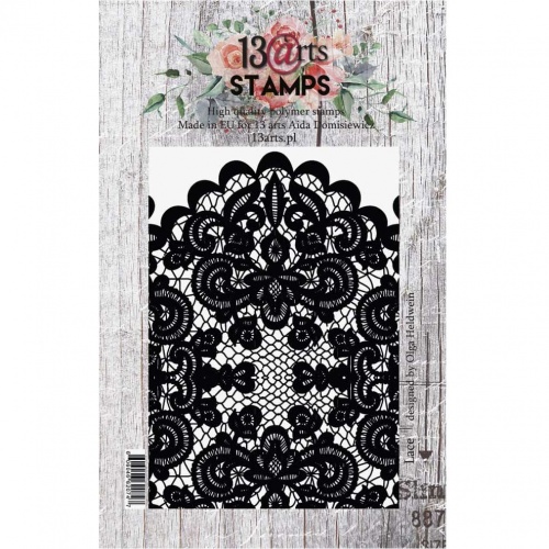 13 Arts A7 Clear Stamp Set Lace Thats Crafty
