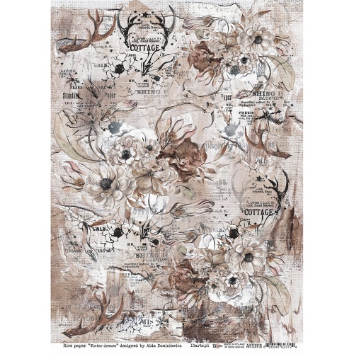 13 Arts Rice Paper - Winter Dreams | Thats Crafty