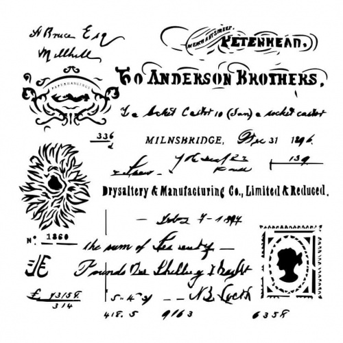 13 Arts Stencil Vintage Summer Vintage Wreath Thats Crafty