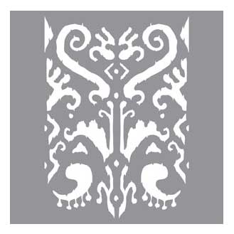 Decoart Americana Decor Stencil Indian Ikat Thats Crafty